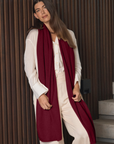 Cashmere Ruby Red Wrap
