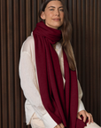 Cashmere Ruby Red Wrap