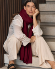Cashmere Ruby Red Wrap