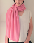 Cashmere Soft Rose Knit Wrap