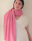 Cashmere Soft Rose Knit Wrap