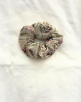 "Eastern Honeyeater and Orchid" Silk Eye Mask and Scrunchie - Cara Cashmere