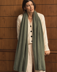 Eucalypt Green Cashmere Wrap Cara Cashmere