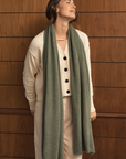 Eucalypt Green Cashmere Wrap Cara Cashmere