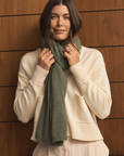 Eucalypt Green Cashmere Wrap Cara Cashmere