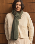 Eucalypt Green Cashmere Wrap Cara Cashmere