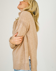 Merino Cashmere Camel Melange Harmony Knit
