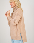 Merino Cashmere Camel Melange Harmony Knit