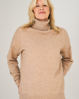 Merino Cashmere Camel Melange Harmony Knit