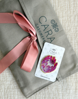Protea Reversible Scarf Magnet Brooch - Cara Cashmere