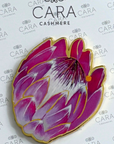 Protea Reversible Scarf Magnet Brooch - Cara Cashmere