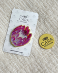 Protea Reversible Scarf Magnet Brooch - Cara Cashmere