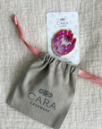 Protea Reversible Scarf Magnet Brooch - Cara Cashmere