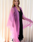 Cashmere Rosebud Pink Aura Scarf