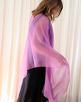 Cashmere Rosebud Pink Aura Scarf