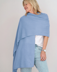 Cashmere Soft Cornflower Wrap