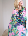 Silk Cashmere "Take me Away" Scarf