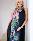 Silk Cashmere "Take me Away" Scarf