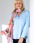 Silk Cashmere "The Cottage Garden" Scarf