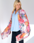 Silk Cashmere "The Cottage Garden" Scarf