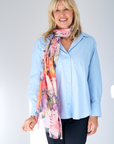 Silk Cashmere "The Cottage Garden" Scarf