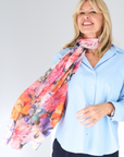 Silk Cashmere "The Cottage Garden" Scarf