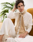 Cashmere Caramel Skinny Scarf