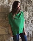 Cashmere Tropical Green Oversized Knit