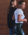 Cashmere Black Short Sleeve Tee