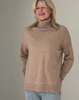 Merino Cashmere Camel Melange Harmony Knit