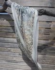 Cashmere Silk Neutrals Faded Leopard Scarf
