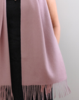 Cashmere Soft Pink Lara Scarf - Cara Cashmere