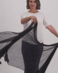 Cashmere Black Aura Scarf