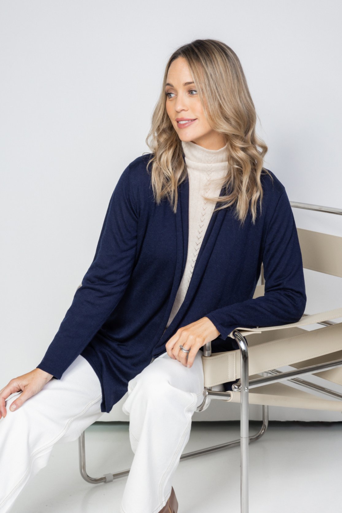 Silk Cashmere Cardigan