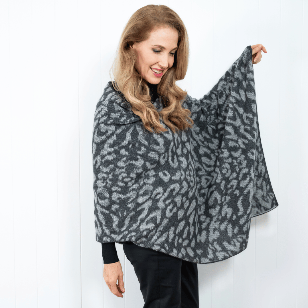 Leopard Poncho