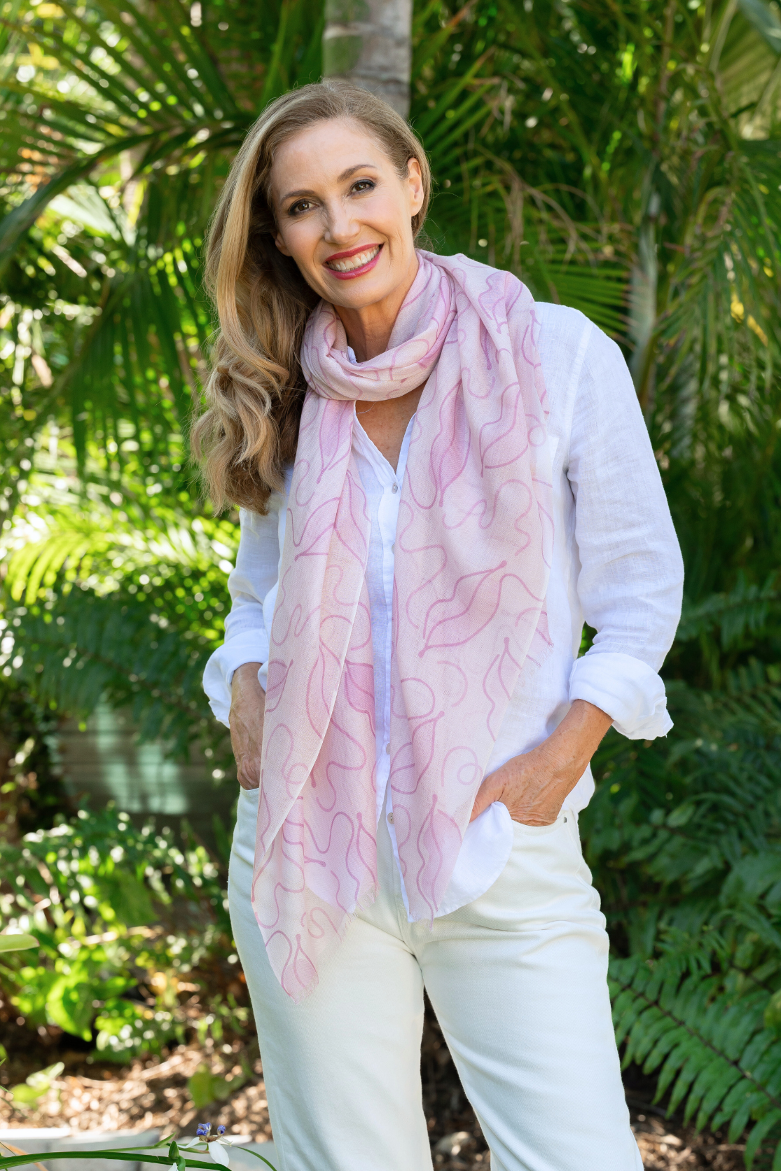 Cashmere Silk Scarf x Rize Collaboration - Cara Cashmere