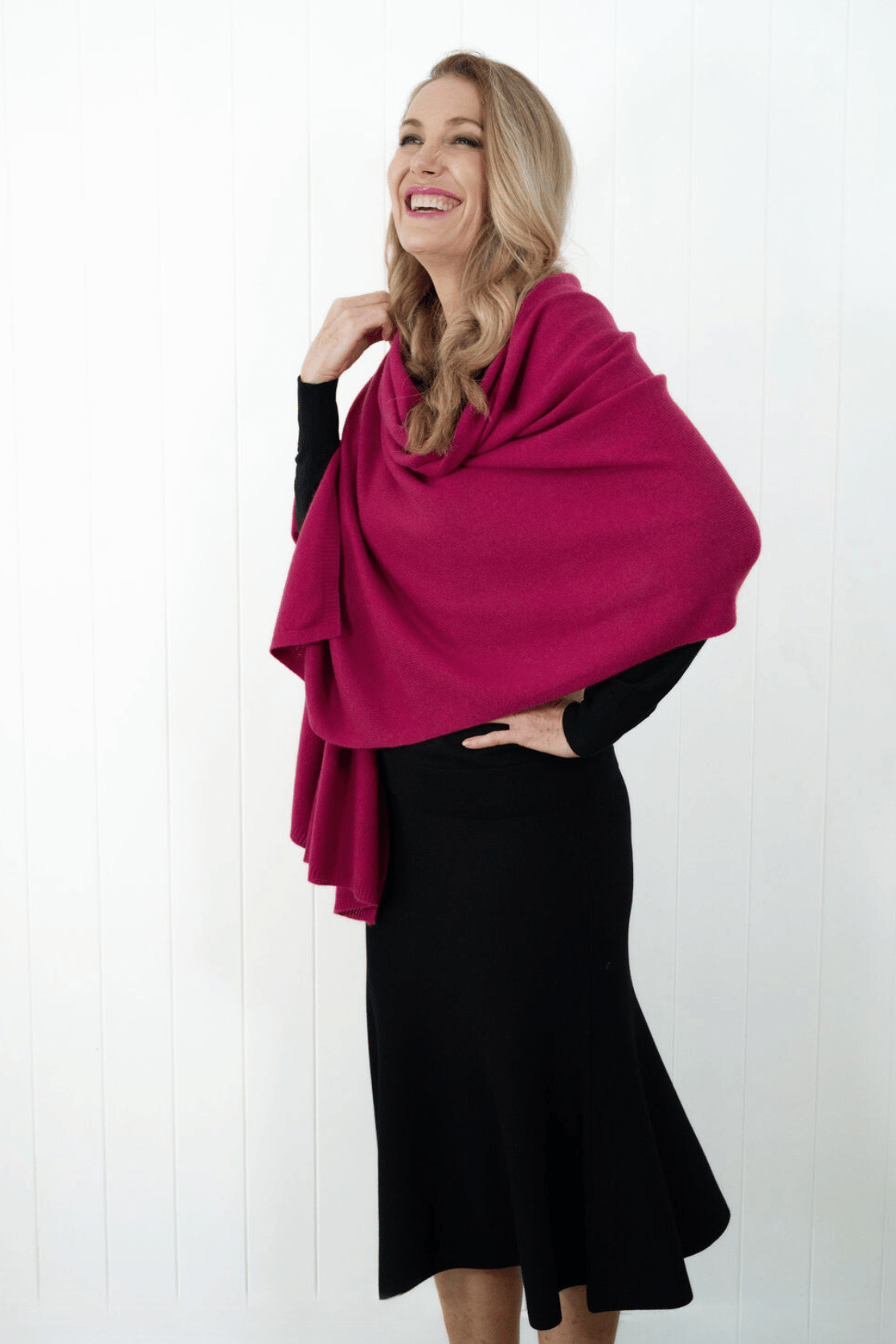 Cashmere Wrap - Mulberry