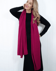 Cashmere Wrap - Mulberry