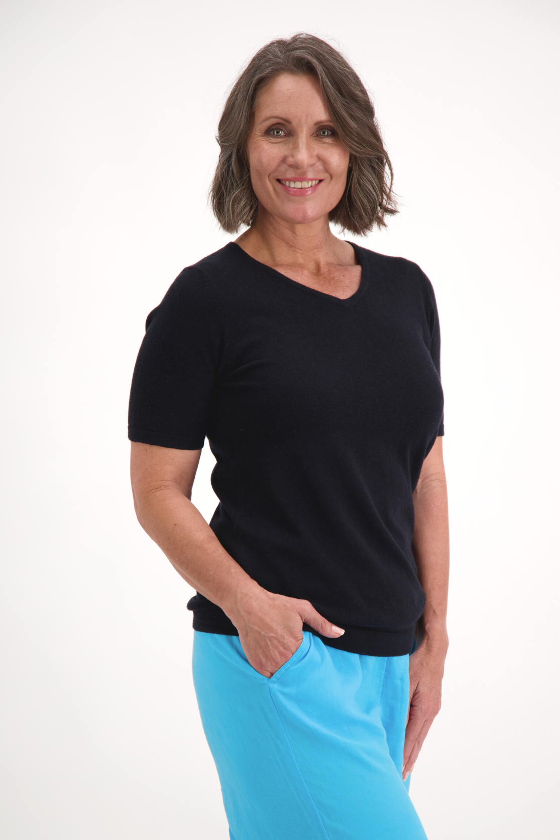 Brilliant Basics Cotton Cashmere T-Shirts - Cara Cashmere