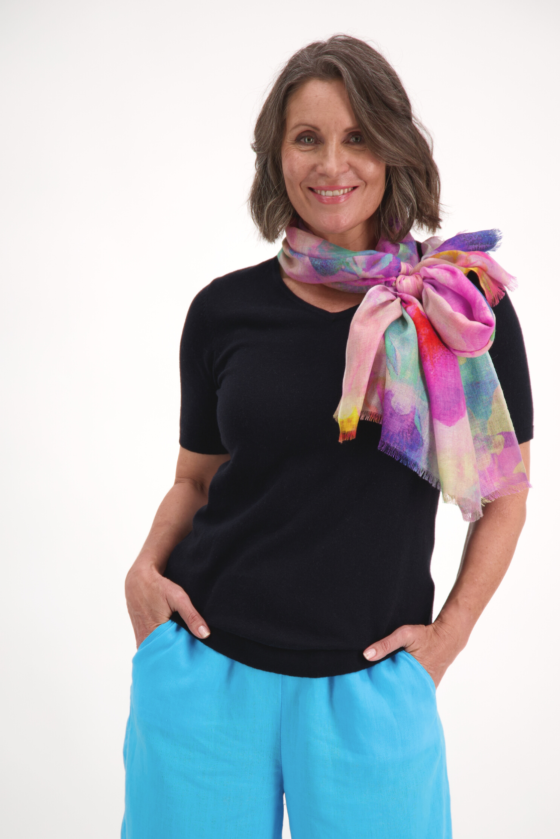 Brilliant Basics Cotton Cashmere T-Shirts - Cara Cashmere