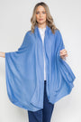 NEW Cornflower Blue Cashmere Wrap - Cara Cashmere