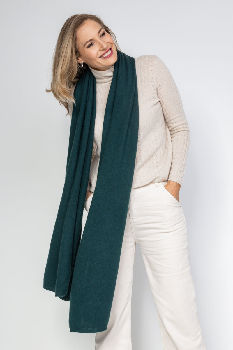 Forest Cashmere Wrap - Cara Cashmere