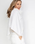 Ivory Cashmere Wrap - Cara Cashmere