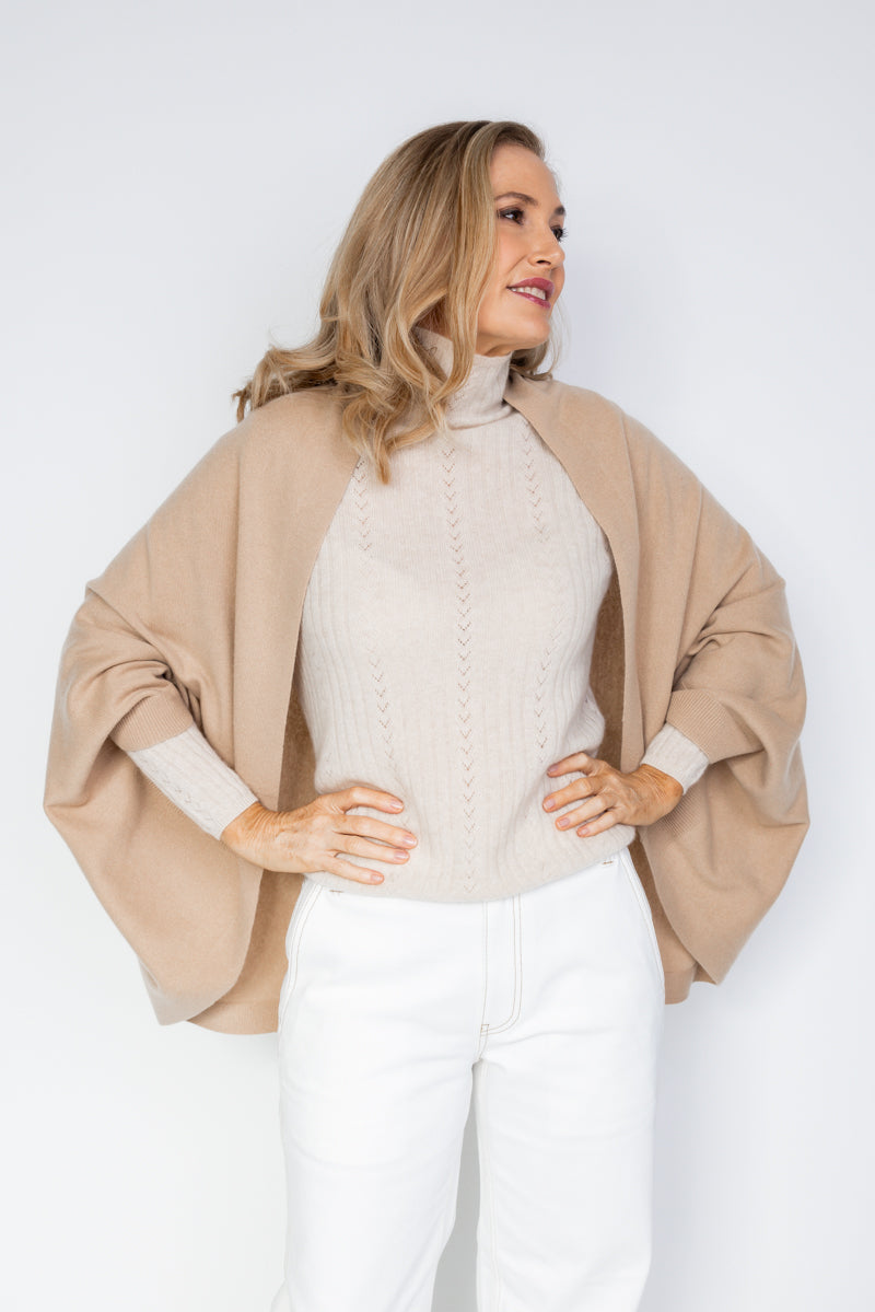 Cashmere Shrug - 4 colours - Cara Cashmere