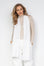 Ivory Cashmere Essential Scarf - Cara Cashmere