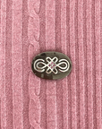 Cara Cashmere Logo Silver Magnet Brooch - Cara Cashmere