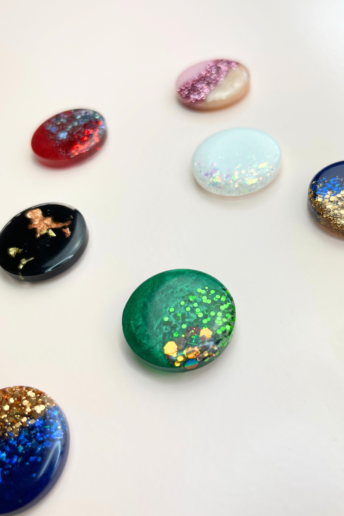 Resin Reversible Magnet Brooch - Cara Cashmere