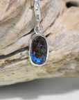 Boulder Opal Matrix Silver Charm - Cara Cashmere