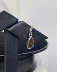 Boulder Opal Drop Silver Charm - Cara Cashmere