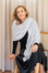 PRE-ORDER Cashmere Sparkle Wrap - Silver - Cara Cashmere
